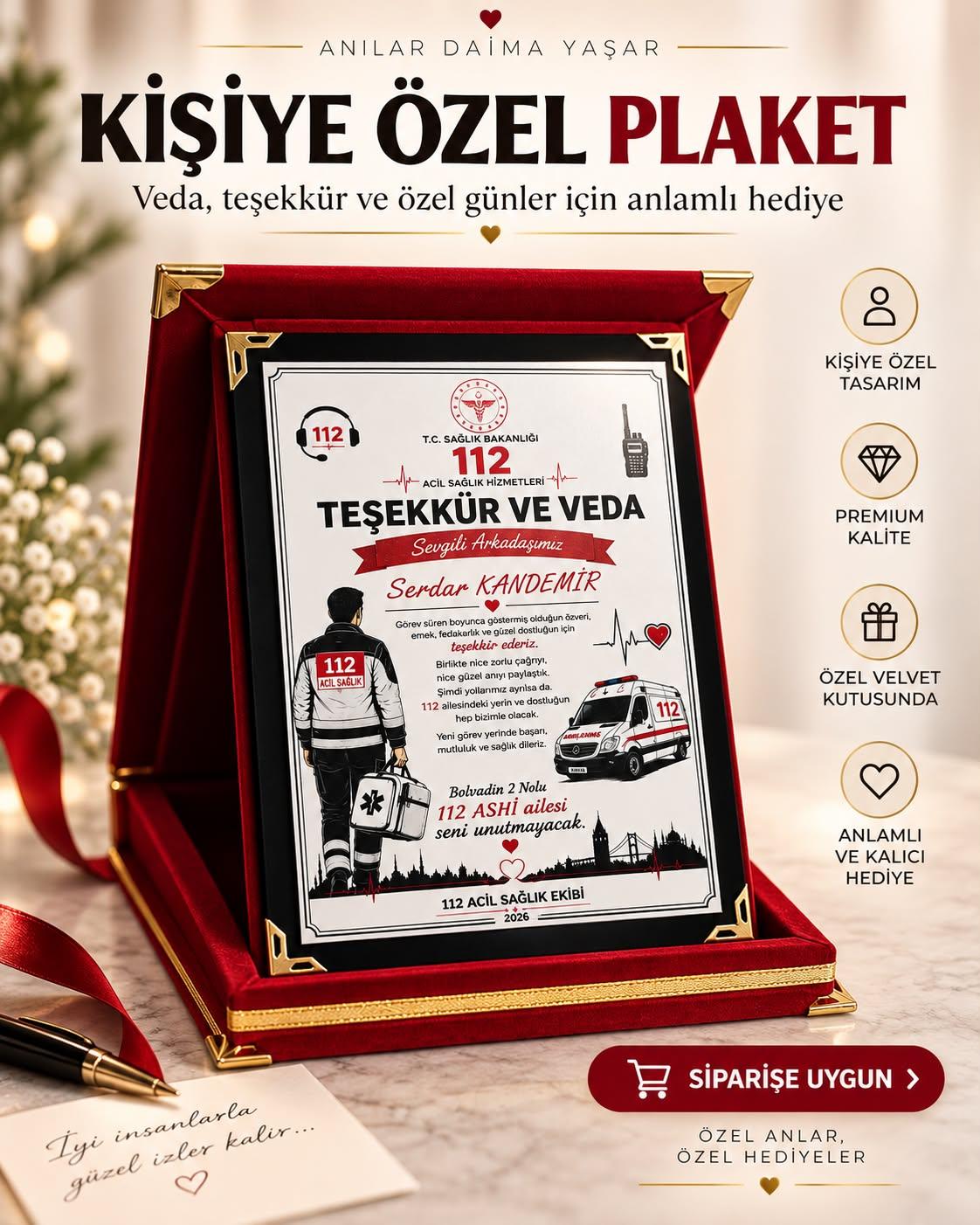 Plaket & Ödül